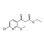 Ethyl 3-(6-Chloro-2-methoxy-3-pyridyl)-3-oxopropanoate