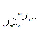 Ethyl 3-(6-Chloro-2-methoxy-3-pyridyl)-3-hydroxypropanoate