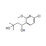 1-(6-Chloro-2-methoxy-3-pyridyl)-3-methylbutane-1,3-diol