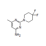 2-(4,4-Difluoro-1-piperidyl)-6-methylpyrimidin-4-amine