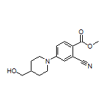 Methyl 2-Cyano-4-[4-(hydroxymethyl)-1-piperidyl]benzoate