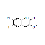 7-Chloro-6-fluoro-3-methoxyquinolin-2(1H)-one