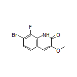 7-Bromo-8-fluoro-3-methoxyquinolin-2(1H)-one