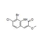 8-Bromo-7-chloro-3-methoxyquinolin-2(1H)-one