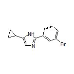 2-(3-Bromophenyl)-5-cyclopropyl-1H-imidazole