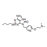 6-Amino-2-(butylamino)-9-[[6-[2-(dimethylamino)ethoxy]pyridin-3-yl]methyl]-7H-purin-8(9H)-one