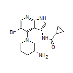 (R)-N-[4-(3-Amino-1-piperidyl)-5-bromo-7-azaindole-3-yl]cyclopropanecarboxamide