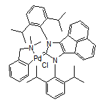 2,6-Diisopropylphenylacenaphthoimidazolylidene-N-heterocycliccarbene-palladiumchloride-benzyldimethylaminecomplex