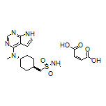 N-Methyl-1-[trans-4-[methyl(7H-pyrrolo[2,3-d]pyrimidin-4-yl)amino]cyclohexyl]methanesulfonamide Maleate