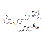 (R)-4-[2-[4-[1-(3-Methoxy-[1,2,4]triazolo[4,3-b]pyridazin-6-yl)-4-piperidyl]phenoxy]ethyl]-1,3-dimethylpiperazin-2-one 6-Hydroxy-2-naphthoate