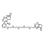 2,5-Dioxo-1-pyrrolidinyl 1-[[2-(2,6-Dioxo-3-piperidyl)-1,3-dioxoisoindolin-4-yl]oxy]-3,6,9,12-tetraoxapentadecan-15-oate