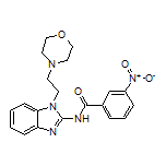 N-[1-(2-Morpholinoethyl)-2-benzimidazolyl]-3-nitrobenzamide