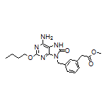 Methyl 2-[3-[[6-Amino-2-butoxy-8-oxo-7H-purin-9(8H)-yl]methyl]phenyl]acetate