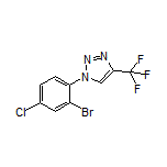 1-(2-Bromo-4-chlorophenyl)-4-(trifluoromethyl)-1H-1,2,3-triazole