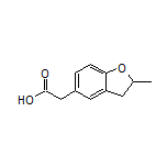 2-(2-Methyl-2,3-dihydro-5-benzofuryl)acetic Acid