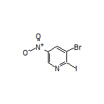 3-Bromo-2-iodo-5-nitropyridine