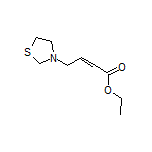 Ethyl 4-(Thiazolidin-3-yl)-2-butenoate