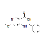 4-(Benzylamino)-6-methoxynicotinic Acid