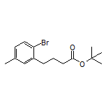 tert-Butyl 4-(2-Bromo-5-methylphenyl)butanoate