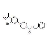 (S)-1-[5-Bromo-6-(1-methoxyethyl)-3-pyridyl]-4-Cbz-piperazine