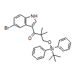 1-(5-Bromo-3-indolyl)-3-[(tert-butyldiphenylsilyl)oxy]-2,2-dimethyl-1-propanone