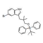 5-Bromo-3-[3-[(tert-butyldiphenylsilyl)oxy]-2,2-dimethylpropyl]-1H-indole