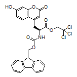 2,2,2-Trichloroethyl (S)-2-(Fmoc-amino)-3-(7-hydroxy-2-oxo-2H-chromen-4-yl)propanoate