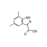 5,7-Dimethyl-1H-indazole-3-carboxylic Acid