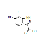 6-Bromo-7-fluoro-1H-indazole-3-carboxylic Acid