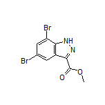 Methyl 5,7-Dibromo-1H-indazole-3-carboxylate