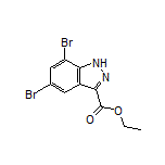 Ethyl 5,7-Dibromo-1H-indazole-3-carboxylate