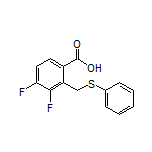 3,4-Difluoro-2-[(phenylthio)methyl]benzoic Acid