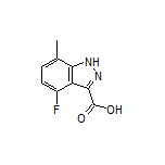 4-Fluoro-7-methyl-1H-indazole-3-carboxylic Acid