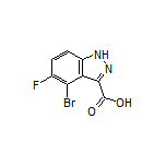 4-Bromo-5-fluoro-1H-indazole-3-carboxylic Acid