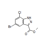 Methyl 5-Bromo-7-chloro-1H-indazole-3-carboxylate