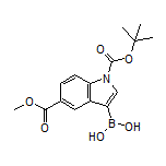 1-Boc-5-(methoxycarbonyl)-1H-indole-3-boronic Acid