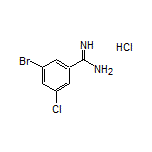 3-Bromo-5-chlorobenzimidamide Hydrochloride