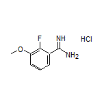 2-Fluoro-3-methoxybenzimidamide Hydrochloride