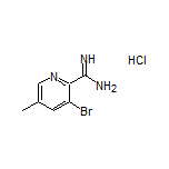 3-Bromo-5-methylpyridine-2-carboximidamide Hydrochloride