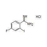 4-Fluoro-2-iodobenzimidamide Hydrochloride