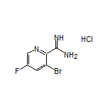 3-Bromo-5-fluoropyridine-2-carboximidamide Hydrochloride