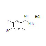 4-Bromo-5-fluoro-2-methylbenzimidamide Hydrochloride