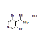 3,5-Dibromopyridine-4-carboximidamide Hydrochloride