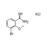 3-Bromo-2-methoxybenzimidamide Hydrochloride