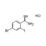 4-Bromo-2-iodobenzimidamide Hydrochloride