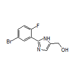 2-(5-Bromo-2-fluorophenyl)imidazole-5-methanol