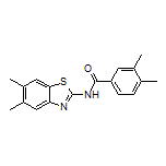 N-(5,6-Dimethyl-2-benzothiazolyl)-3,4-dimethylbenzamide