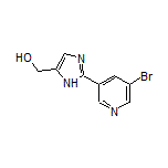 2-(5-Bromo-3-pyridyl)imidazole-5-methanol