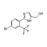 2-[4-Bromo-2-(trifluoromethyl)phenyl]imidazole-5-methanol