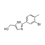 2-(3-Bromo-4-methylphenyl)imidazole-5-methanol